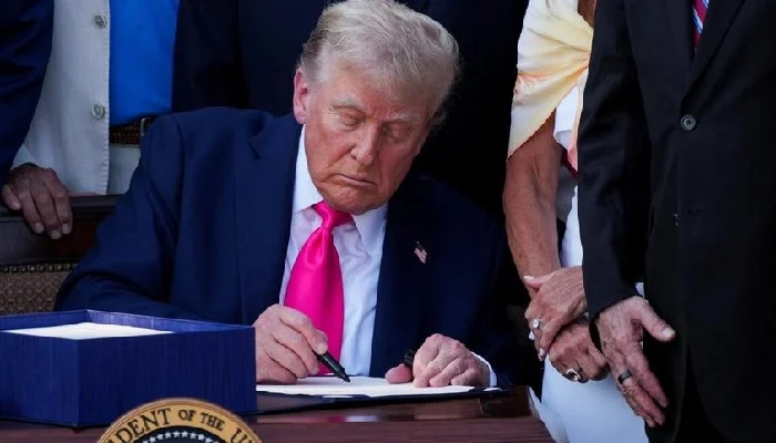 U.S PRESIDENT TRUMP ENACTS MAJOR TAX AND SPENDING LEGISLATION