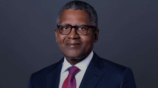 DANGOTE URGES AFFLUENT NIGERIANS TO INVEST LOCALLY FOR NATIONAL GROWTH AND DEVELOPMENT