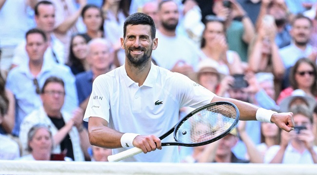 DJOKOVIC’S HISTORIC QUEST LEADS TO WIMBLEDON CLASH WITH SINNER