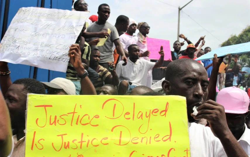 LIBERIANS FLOOD STREETS IN PROTEST FOR JUSTICE, JOBS AND ACCOUNTABILITY