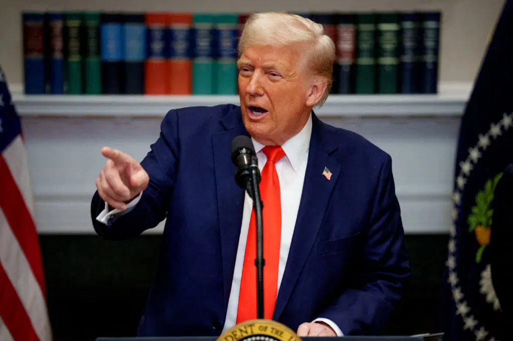 TRUMP THREATENS SANCTIONS ON RUSSIA OVER STRIKE, KEEPS DIPLOMACY OPTION OPEN