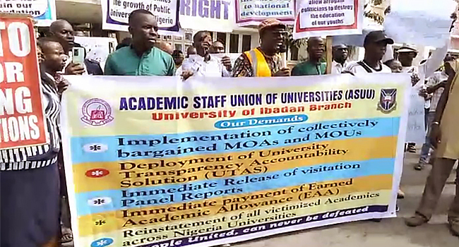 ASUU PROTEST SHAKES CAMPUSES AHEAD FG TALKS