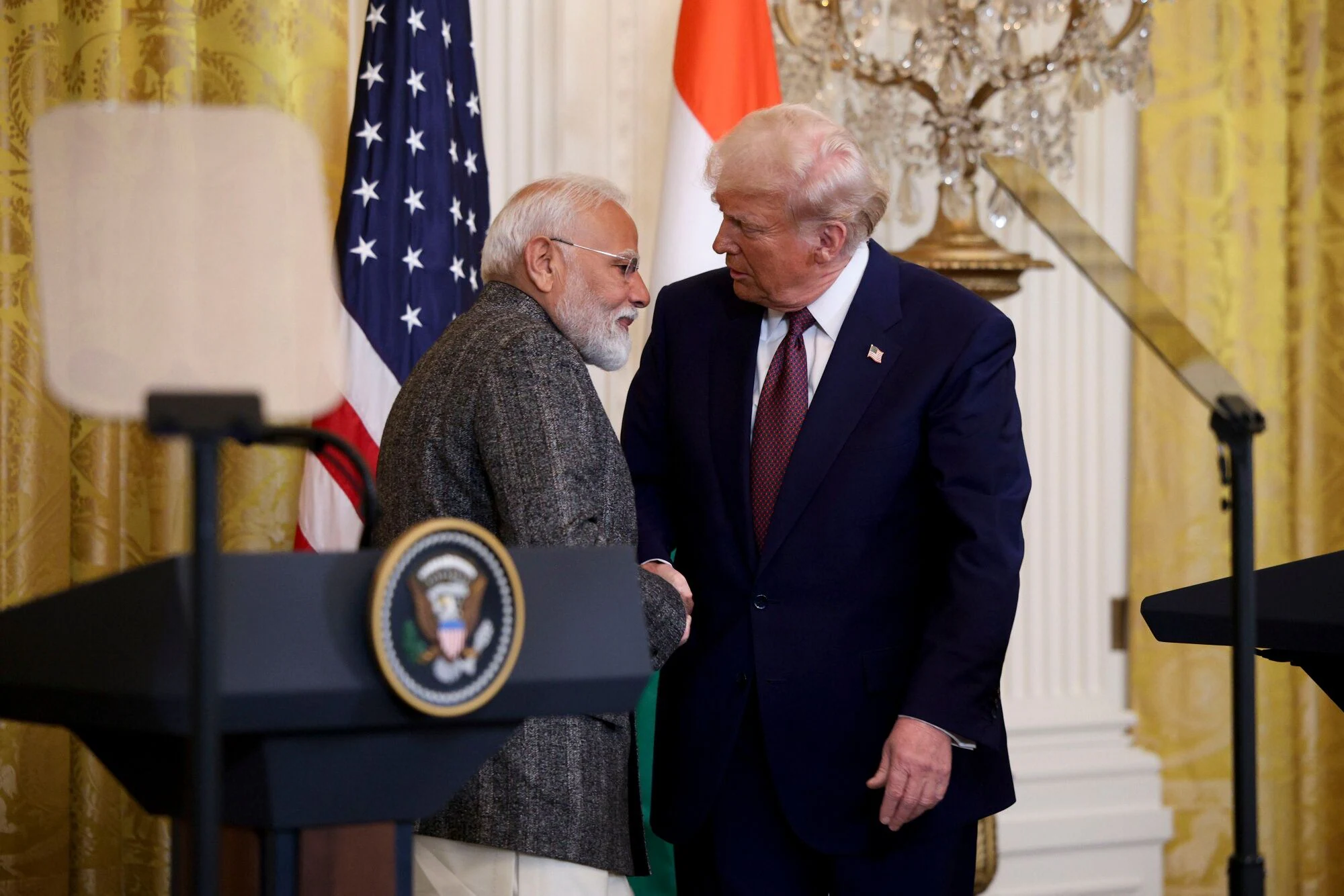 TRUMP SLAPS 25% TARIFF ON INDIA FOR BUYING RUSSIAN OIL