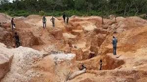 FG CLOSES ILLEGAL GOLD MINING SITE IN ABUJA