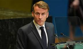 MACRON RECOGNIZES PALESTINIAN STATE AT LANDMARK UN SUMMIT