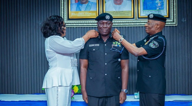 IGP EGBETOKUN DECORATES NEWLY PROMOTED OFFICERS WITH NEW RANKS