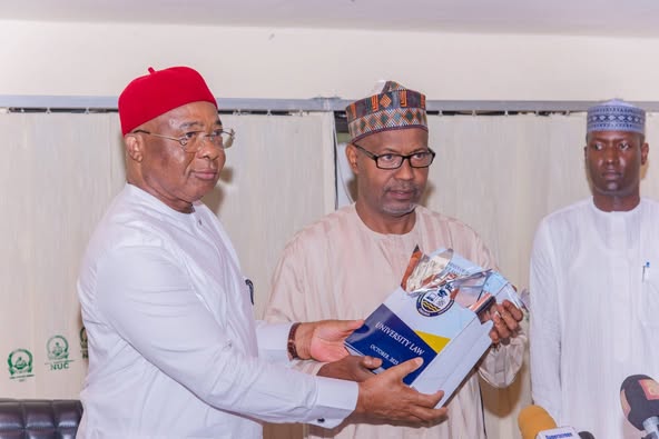 GOV HOPE UZODINMA RECEIVES  CERTIFICATE OF APPROVAL FOR IMO’s FOURTH UNIVERSITY