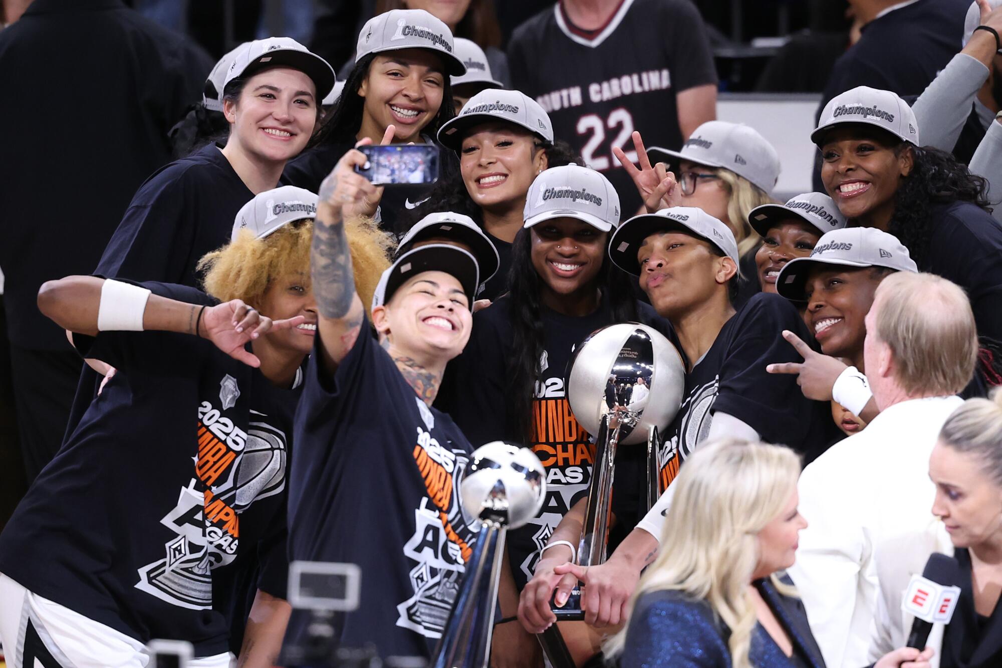 A’JA WILSON LEADS LAS VEGAS ACES TO THIRD WNBA TITLE IN FOUR SEASONS